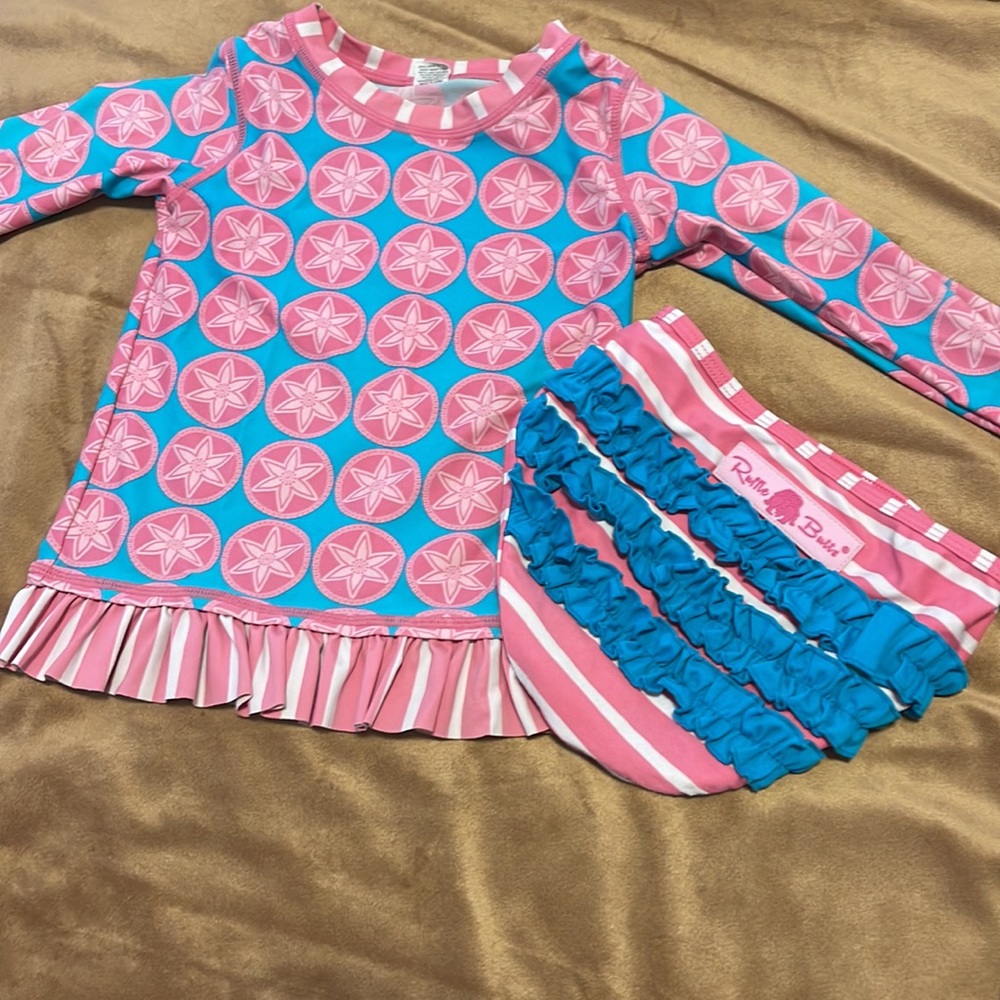 Ruffle butts toddler swimsuit